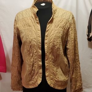 CHEROKEE BEIGE JACKET, SIZE MEDIUM, GREAT CONDITION